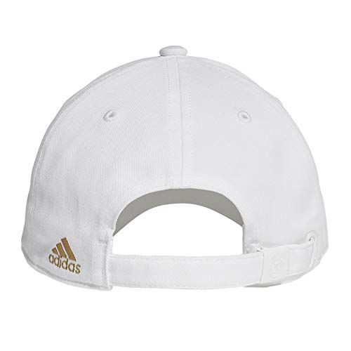 adidas Real C40 Gorra, Unisex Adulto, White/Dark Football Gold, Talla Única