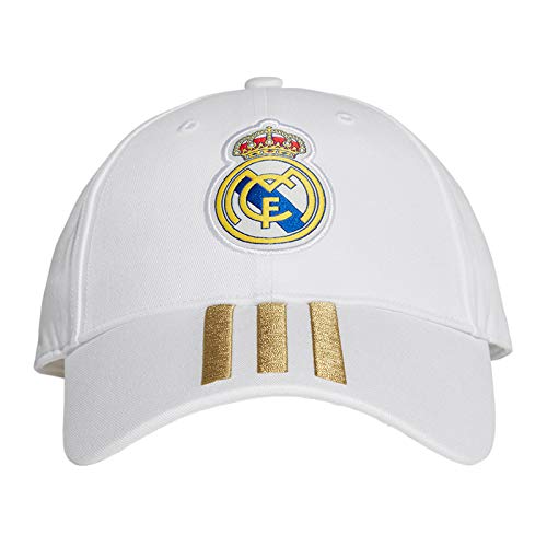 adidas Real C40 Gorra, Unisex Adulto, White/Dark Football Gold, Talla Única