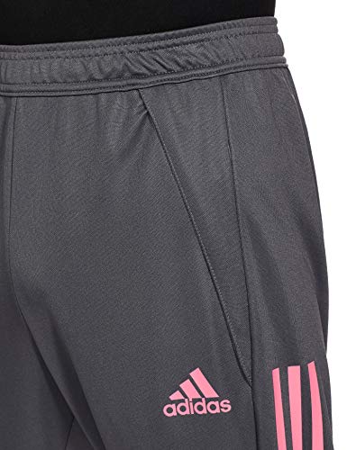 Adidas Real Madrid Temporada 2020/21 Pantalón Largo Chandal Entrenamiento Oficial, Unisex, Gris, XS