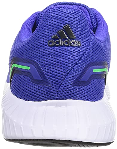 adidas Runfalcon 2.0, Road Running Shoe Hombre, Sonic Ink/Carbon/Screaming Green, 44 EU