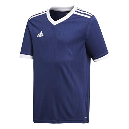 adidas Tabela 18 Jsyy T-Shirt, Niños, Dark Blue/White, 1516