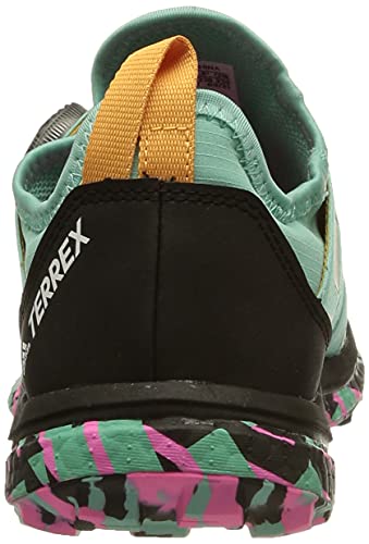 adidas Terrex Agravic Boa W, Zapatillas de Trail Running Mujer, MENACI/NEGBÁS/ROSCHI, 41 1/3 EU