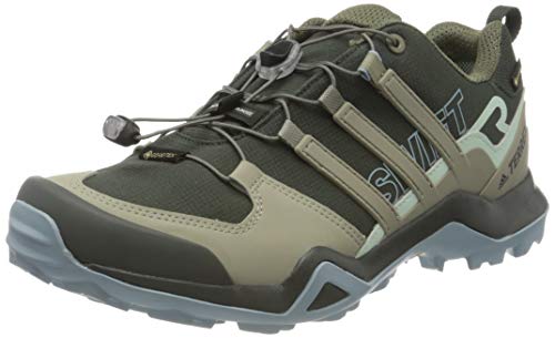 adidas Terrex Swift R2 GTX W, Zapatillas para Carreras de montaña Mujer, Leyenda Tierra Gris Pluma Gris Ceniza S18, 38 EU