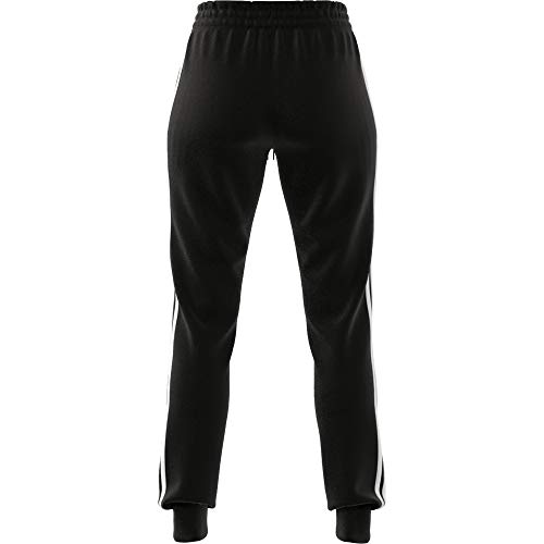 adidas W 3S FT C PT Pants, Womens, Black/White, Medium