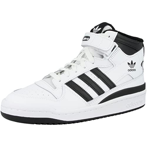 adidas Zapatillas unisex para niños Mid Forum Mid, Cloud White Core Black Cloud White Fz2083, 36 2/3 EU