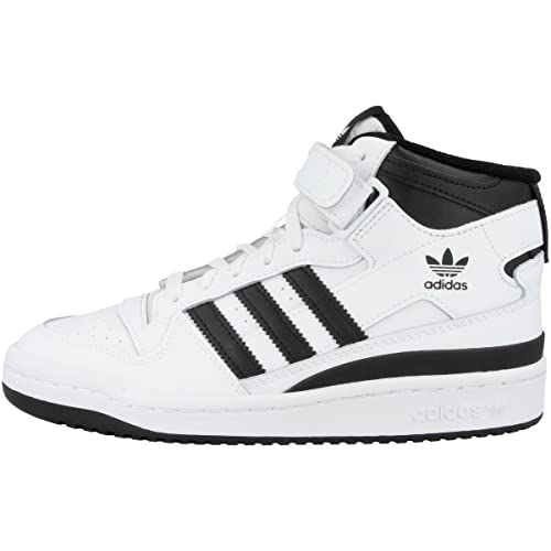 adidas Zapatillas unisex para niños Mid Forum Mid, Cloud White Core Black Cloud White Fz2083, 36 2/3 EU