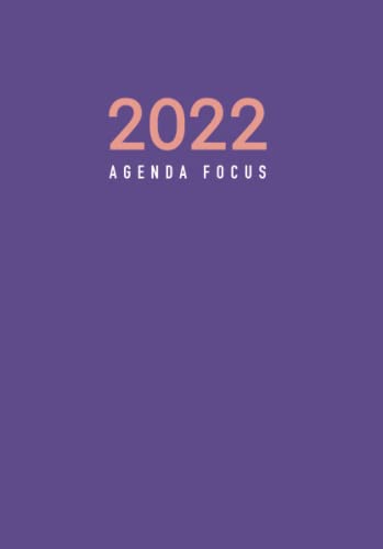 Agenda FOCUS: Semana Vista -A5- 12 Meses | FOCUS Productividad Objetivos Motivación | Planificador Anti-Procrastinación, Control de Hábitos, Cuaderno ... Púrpura (Agenda FOCUS 2022 Semana vista A5)