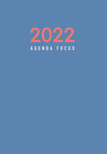 Agenda FOCUS: Semana Vista -A5- 12 Meses | FOCUS Productividad Objetivos Motivación | Planificador Anti-Procrastinación, Control de Hábitos, Cuaderno ... Azul (Agenda FOCUS 2022 Semana vista A5)