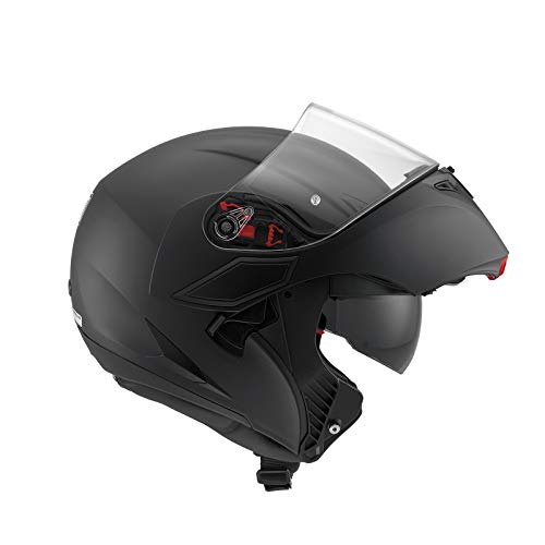 AGV 1021A4HY_003_S Compact ST Solid Casco Modular, Negro Mate, S