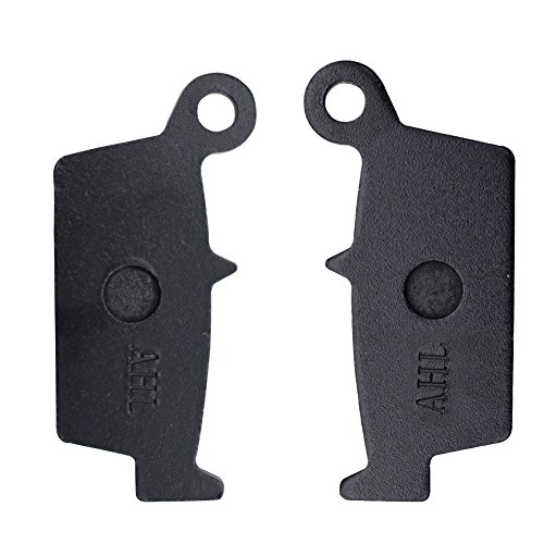 AHL Motocicleta Pastillas de Freno Trasero para CR 125/250/500 RH/RJ/RK/RL/RM/RN/RP/RR/RS/RT/RV/RW/RX/RY/R1 1987-2001 (Semi metal)