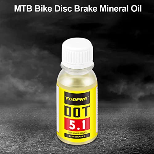 Allowevt Sistema de Frenos de Bicicletas Aceite Mineral Aceite de Frenos de Bicicletas Aceite Mineral Dot 51 para aceites hidráulicos del Sistema de Frenos Shimano Sram