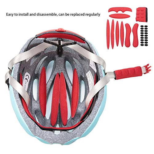 Almohadillas de Espuma para Casco, Almohadillas Protectoras de Esponja para Casco Anticolisión, Almohadillas de Espuma Universales de Reemplazo para Bicicleta Casco de Ciclismo de Motocicleta