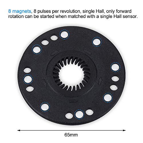 Alomejor Sensor de Asistente de Bicicleta eléctrica Pedal de Bicicleta eléctrica 8 imanes Sensor de Velocidad de Asistente de Bicicleta eléctrica para Bicicleta eléctrica Bicicleta de montaña