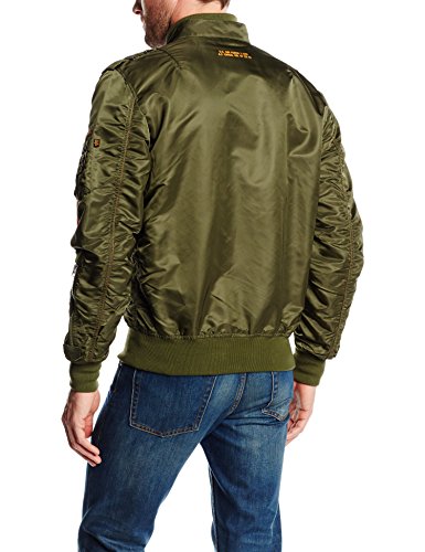 ALPHA INDUSTRIES Falcon II Chaqueta, Dark Green, S para Hombre