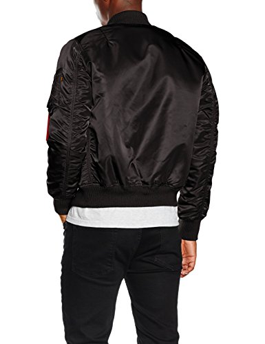 ALPHA INDUSTRIES Flight Jacket|MA-1 VF 59 Chaqueta, Negro (Black 03), L para Hombre