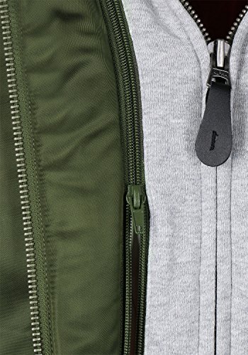 Alpha Industries MA-1 D-Tec Chaqueta Bomber, Verde (Rep.Grey 257), S para Hombre