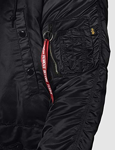 ALPHA INDUSTRIES N3B VF 59, Negro (Black 03), L para Hombre