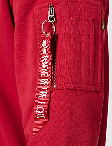 ALPHA INDUSTRIES X-Fit Hoody Sudadera, RBF Red, 3XL para Hombre