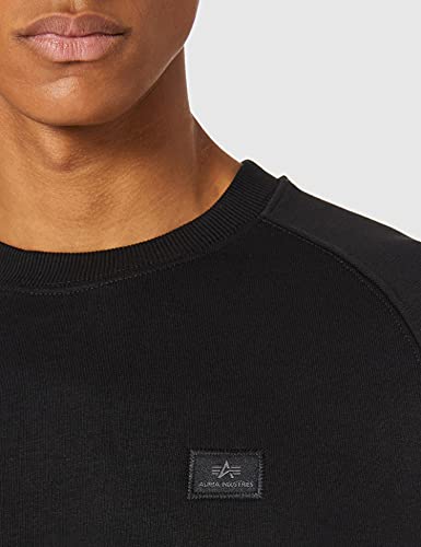 ALPHA INDUSTRIES X-Fit Sweat Sudadera, Black, M para Hombre