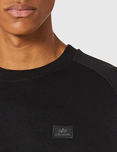 ALPHA INDUSTRIES X-Fit Sweat Sudadera, Black, M para Hombre