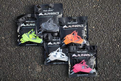 ALPHAPACE PACE LOCKS Cordones elásticos, cordones de zapatos sin nudo, cordones de cierre rápido para deporte, para jóvenes y mayores, 120cm