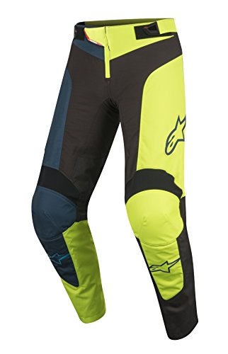 Alpinestars Boy de la Juventud Vector Pantalones, Negro, Niños, Black Acid Yellow