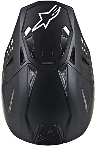 Alpinestars Casco Mx 2019 S-M8 Solid Negro (L, Negro)