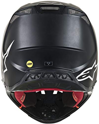 Alpinestars Casco Mx 2019 S-M8 Solid Negro (L, Negro)