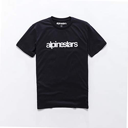Alpinestars Heritage Word Premium - Camiseta para Hombre, Negro, XXL