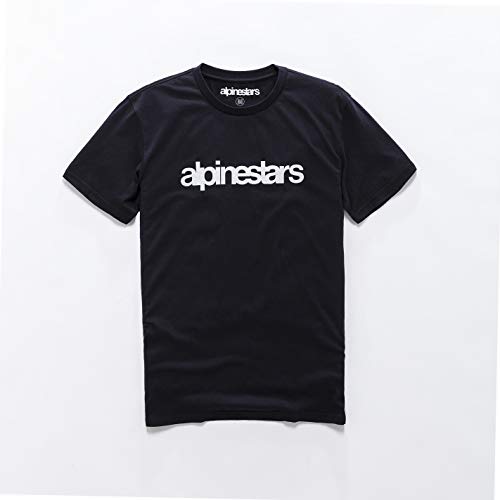 Alpinestars Heritage Word Premium - Camiseta para Hombre, Negro, XXL