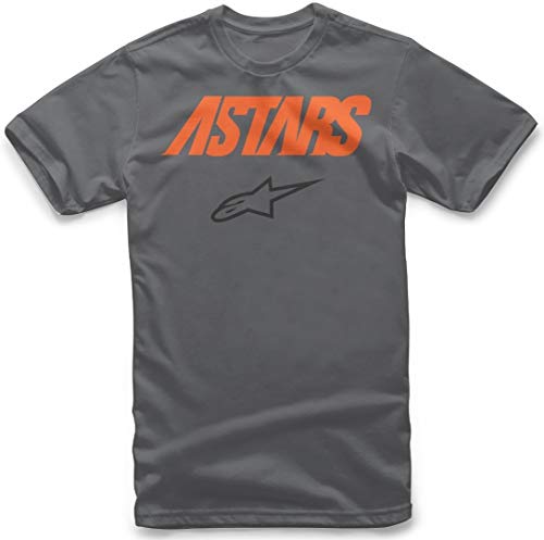 Alpinestars Hombre Angle Combo tee Camiseta Not Applicable, Gris (Charcoal 18), Large