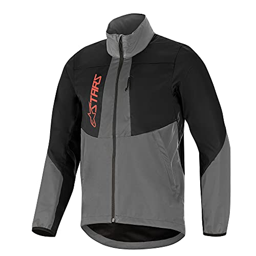 Alpinestars Nevada Wind Jacket Ropa, Negro/Gun Metal/Cora, XL Unisex