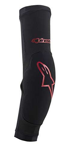 Alpinestars Paragon Plus Elbow Protector Codera, Hombre, Negro y Rojo, L