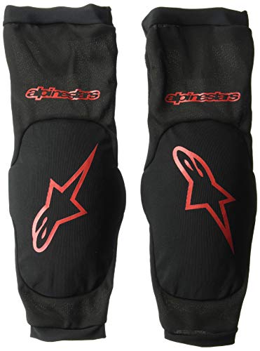 Alpinestars Paragon Plus Elbow Protector Codera, Hombre, Negro y Rojo, L