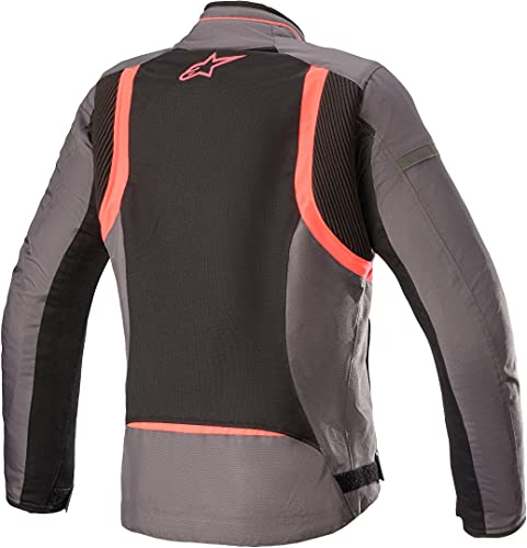 Alpinestars Stella T-Kira V2 Air Tex - Chaqueta para mujer (gris/negro/rosa), talla L