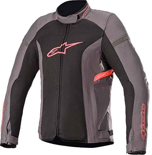 Alpinestars Stella T-Kira V2 Air Tex - Chaqueta para mujer (gris/negro/rosa), talla L