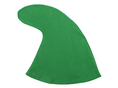 Alsino Gorro de gnomo para adulto, gorro de gnomo, disfraz de carnaval, gorro de elfo, gorro, gorro, gorro, enano, a elegir, KH-301 verde