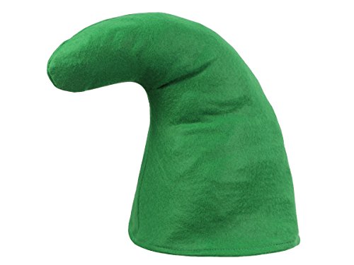 Alsino Gorro de gnomo para adulto, gorro de gnomo, disfraz de carnaval, gorro de elfo, gorro, gorro, gorro, enano, a elegir, KH-301 verde