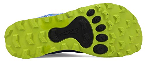 ALTRA Big Boy's AL0A4PE3 Youth Lone Peak Trail Running Shoe, Blue/Lime - 5 M US