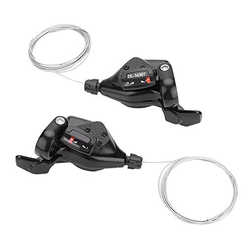 Alupre 1 par Triple Speed ​​Gear Shift Bicicletas Desviador Izquierda/Derecha Shifter (3x9Speed)