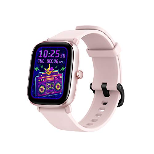 Amazfit GTS 2 Mini Smartwatch Reloj Inteligente Fitness Duración de Batería14 días 70 Modos Deportivos Medición del Nivel de SpO2 Monitorización de Frecuencia Cardíaca Sueño Rosa