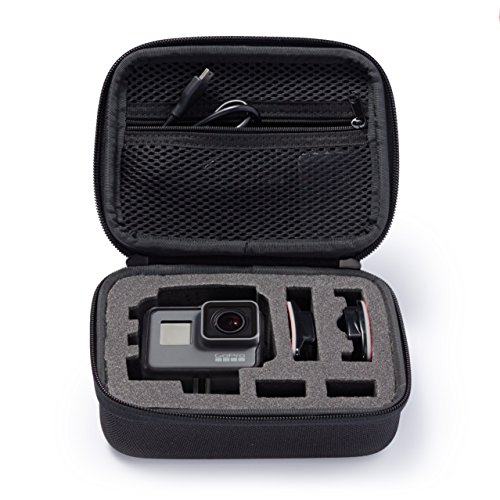 Amazon Basics - Estuche de transporte para GoPro - Extra-pequeño