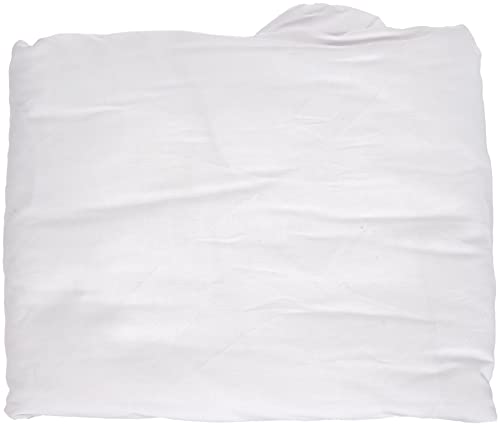 Amazon Basics - Sábana bajera ajustable (polialgodón 200 hilos) Blanco - 160 x 200 x 30 cm