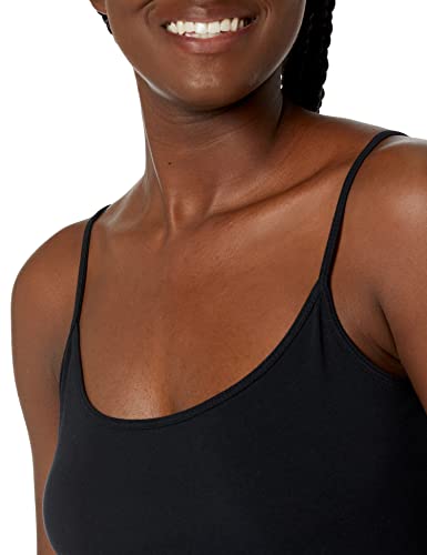 Amazon Essentials 4-Pack Camisole tank-top-and-cami-shirts, Beige/White/Black, US L (EU L - XL)