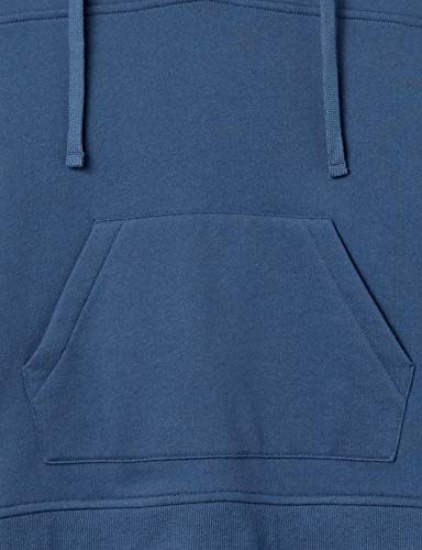 Amazon Essentials Classic Fit Long Sleeve Open V-Neck Hooded Sweatshirt Sudadera con Capucha, Azul Marino Efecto Lavado, M