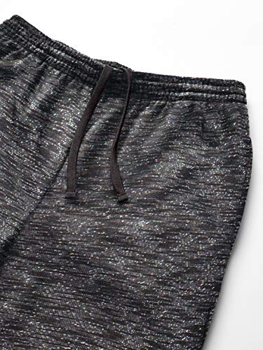 Amazon Essentials Closed Bottom Fleece Pant Pantalones, Charcoal Space-dye, L