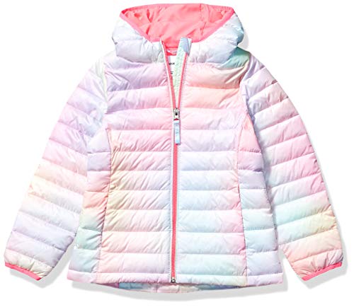 Amazon Essentials Hooded Puffer Jacket Outerwear-Jackets, Rosa Degradado, S