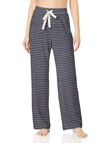 Amazon Essentials - Pantalón - para mujer azul Marino Raya XL