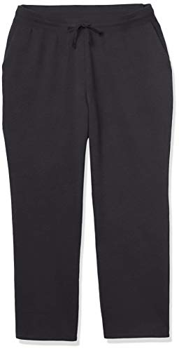 Amazon Essentials Pantalones de Felpa Francesa, Talla Grande athletic-pants, Negro, 5X