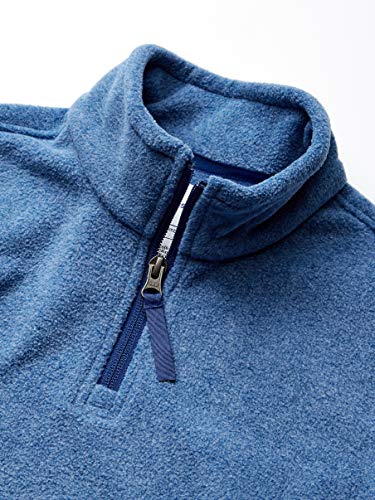 Amazon Essentials Quarter-Zip Polar Fleece Jacket Outerwear-Jackets, Azul Brezo, XS